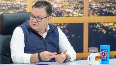 Christian Guevara, jefe de bancada del partido Nuevas Ideas.